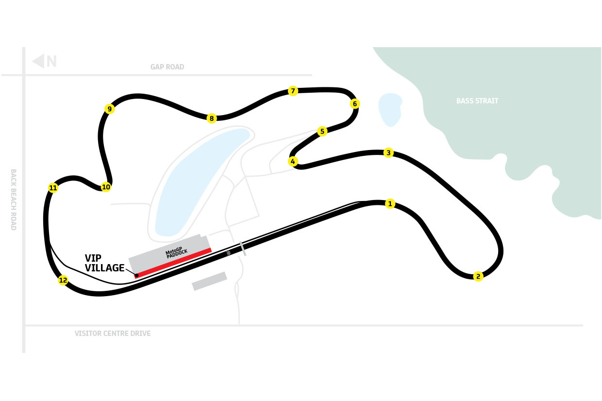 Map of the VIP Village™ Platinum Hospitality Suite